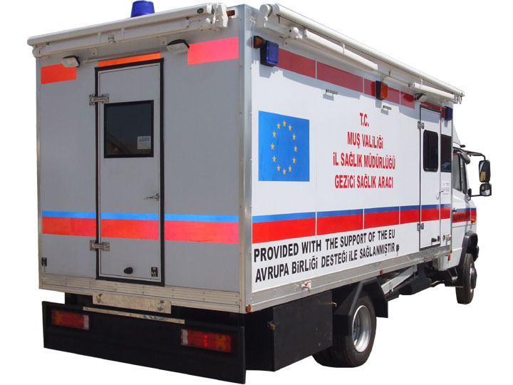 Box Type Mobile Health Care Vehicle