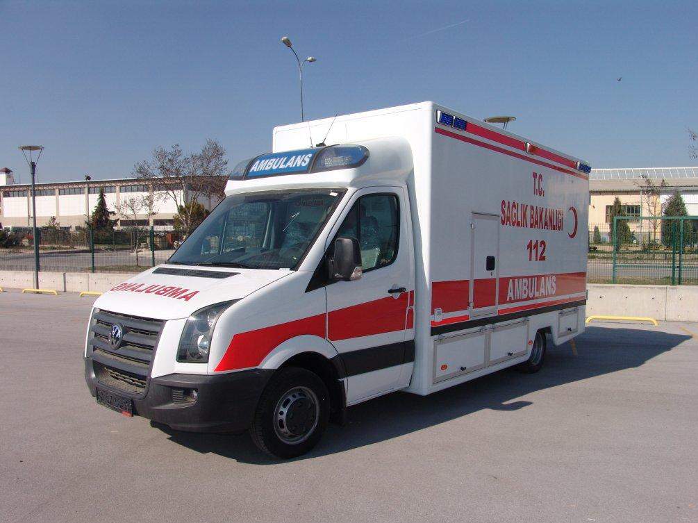 Four Patients Transport Ambulance